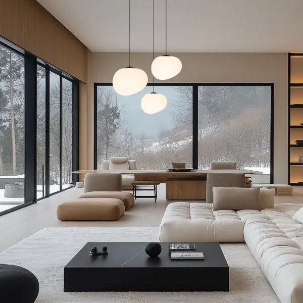 Lustră pe cablu STONES 1xE27/40W/230V d. 25 cm