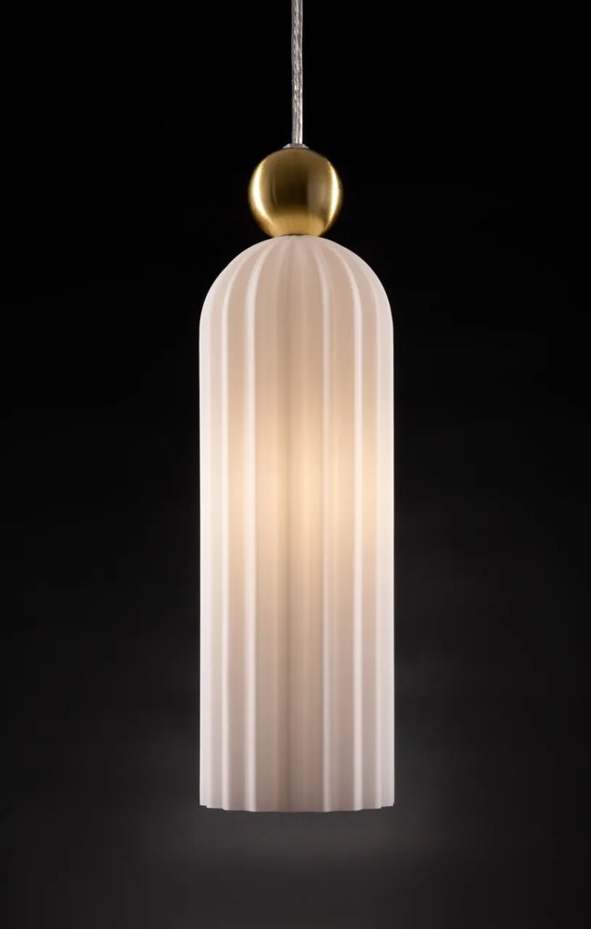 Lustra, Pendul modern in stil retro Antic Alb mat