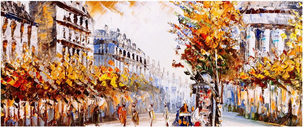 Tablou - Strada din Paris (120x50 cm)