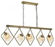 Suspensie clasica 5 becuri E14 AV-1708-5EY AVONI