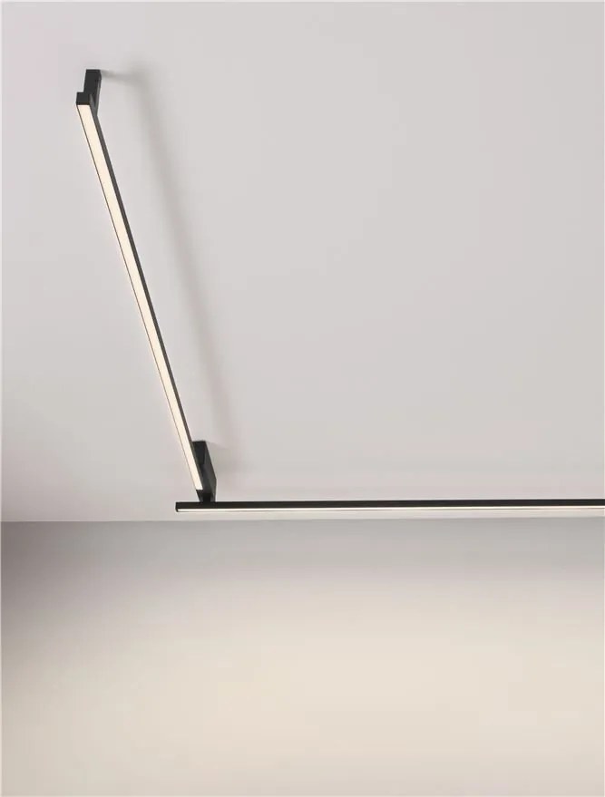 Plafoniera LED directionabila BRIANA negru