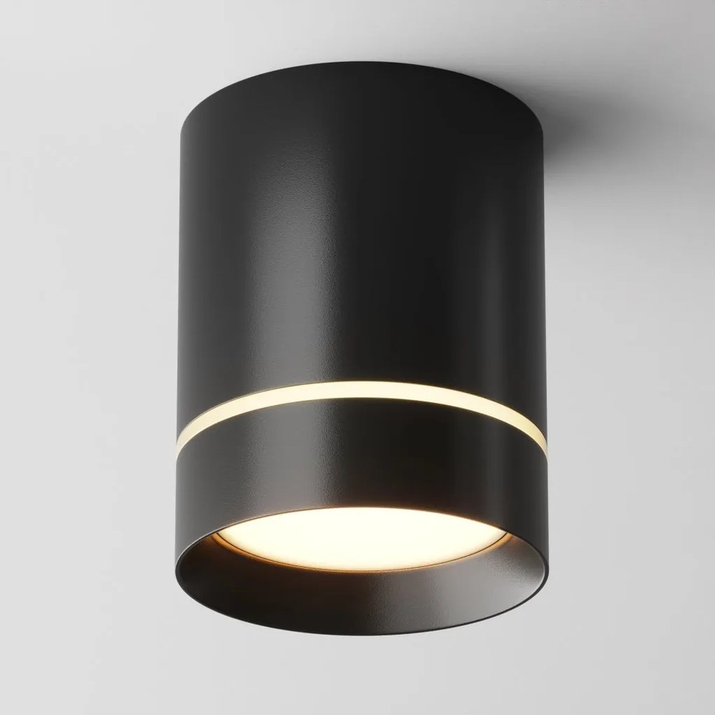 Spot LED aplicat design tehnic Orlo negru