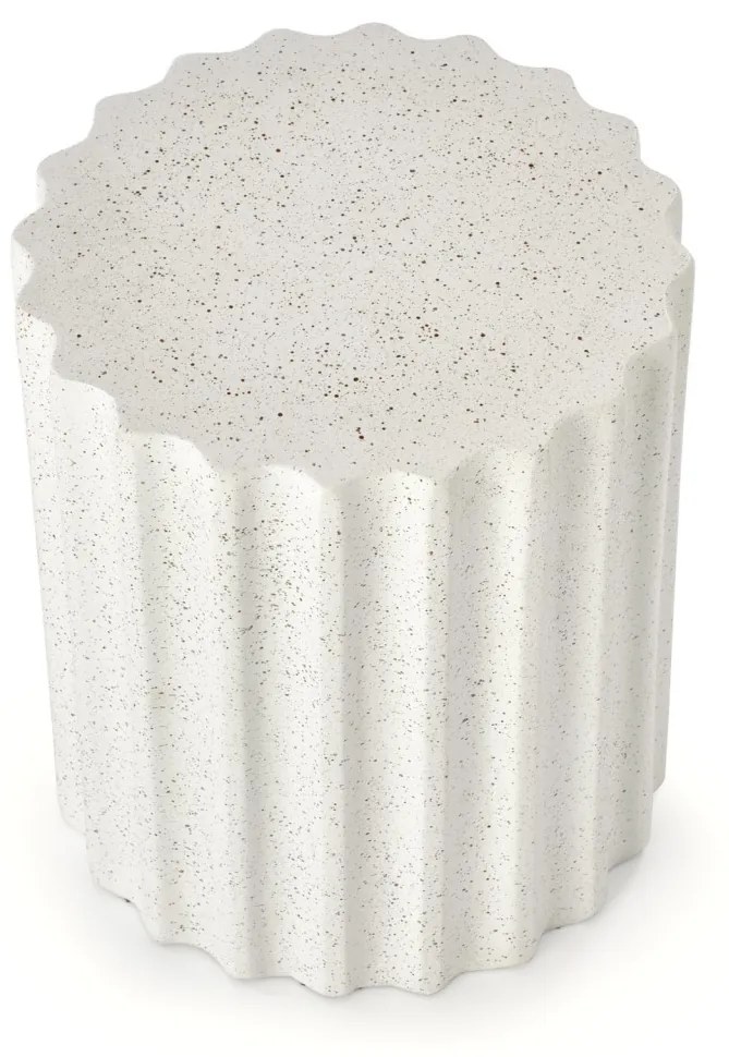 Masuta de cafea Fara alba - H46 cm
