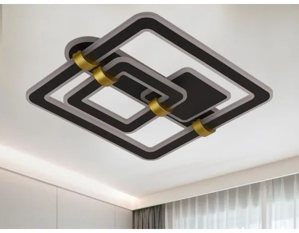 Plafonieră LED dimabilă LED/140W/230V 3000-6500K + telecomandă