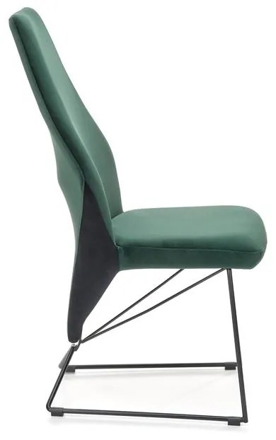 Scaun tapitat k485 - Verde