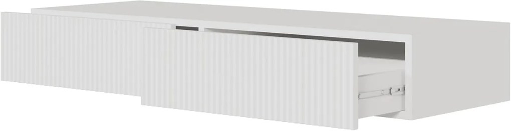 MAA42 - Masuta Consola suspendata Alba, 90 / 110 cm, masa de toaleta cu 1 / 2 sertar(e), cosmetica machiaj, vanity