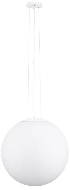 Pendul design modern Nevoso alb 50cm