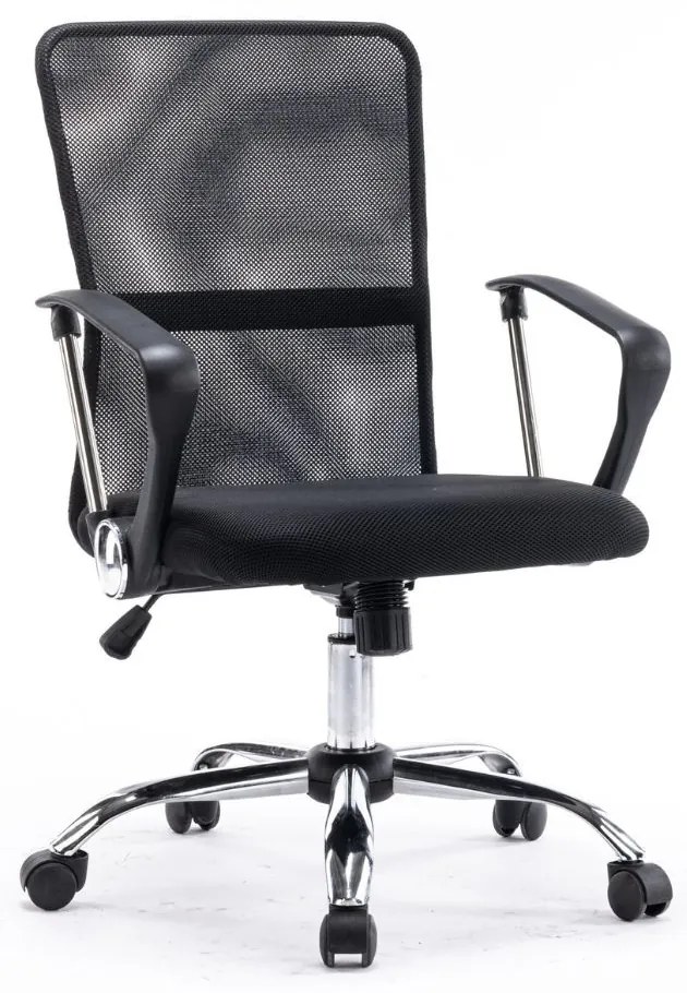 Scaun de birou cu plasa, Black esn103