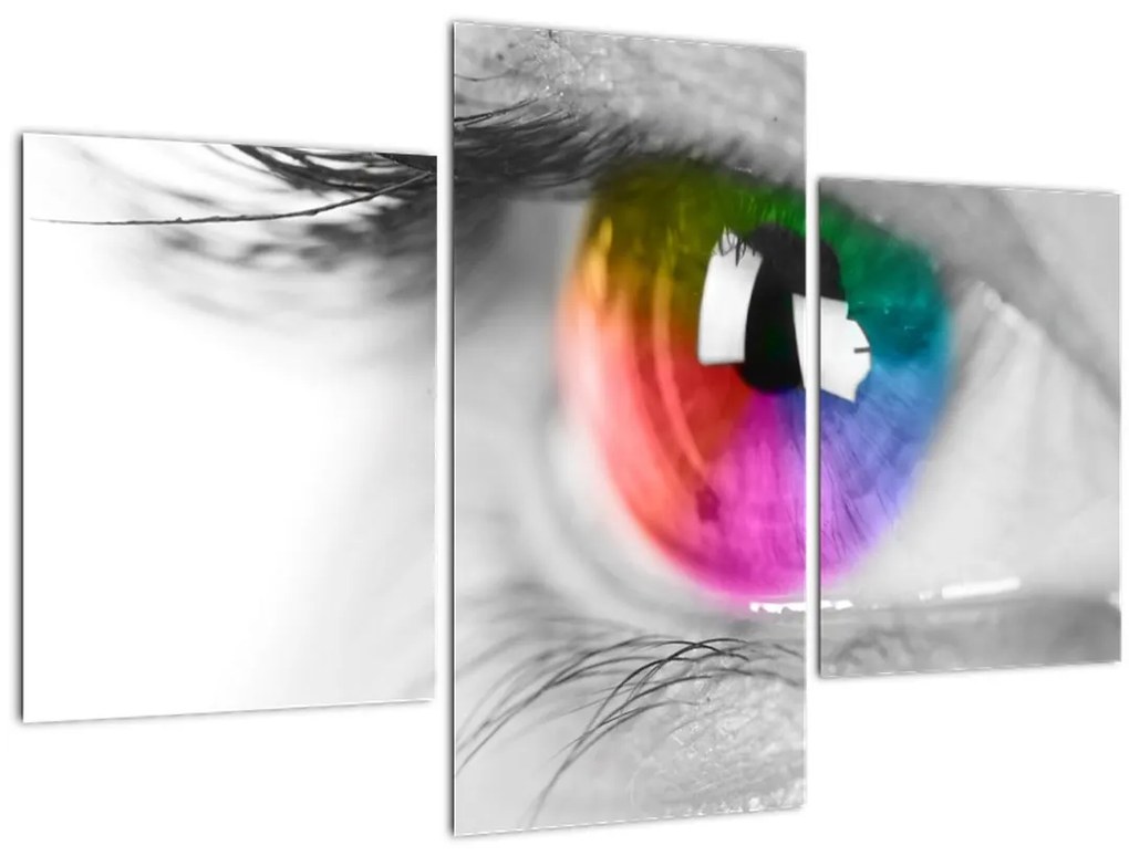 Tablou - Iris din ochi (90x60 cm)