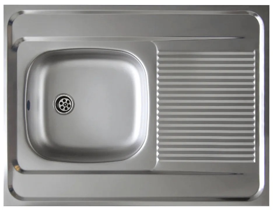 Chiuvetă inox, universală 80x60, LAY ON