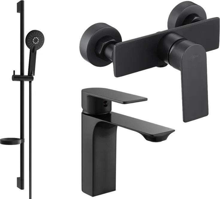 Mexen Alexa DS40 set duș, negru - 71204DS40-70