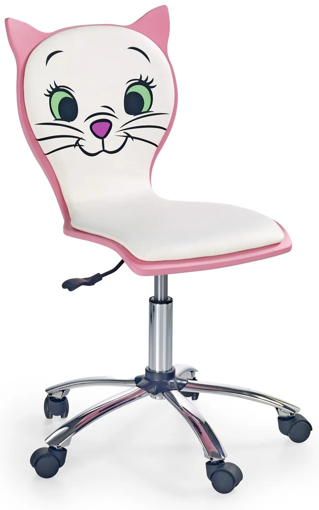 Scaun pentru copii Luoda 2 (alb + roz). Promo -6%. 769837