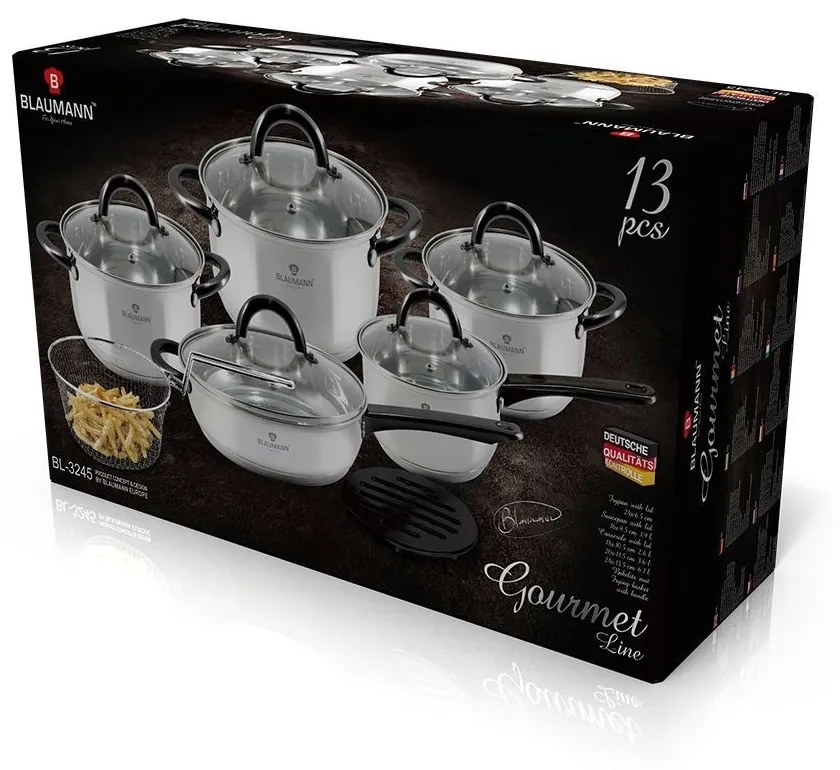 Set oale inox 13 piese Gourmet Blaumann BL 3245