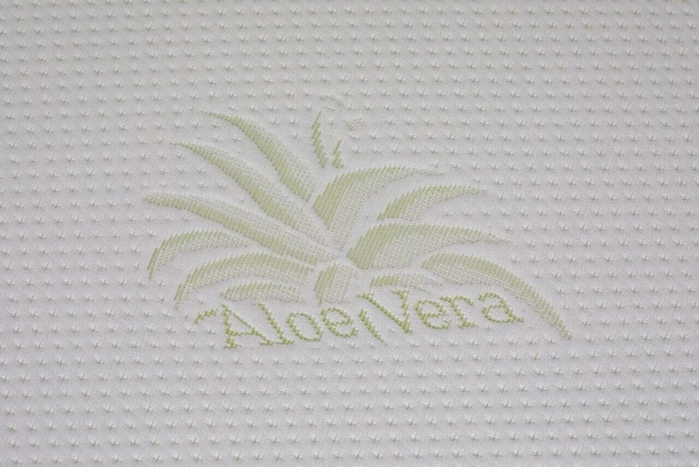 Topper saltea Green Future, Aloe Vera 7 zone de confort 120x200 cm, 5 cm