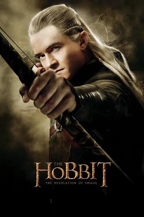 Poster de artă Hobbit - Legolas