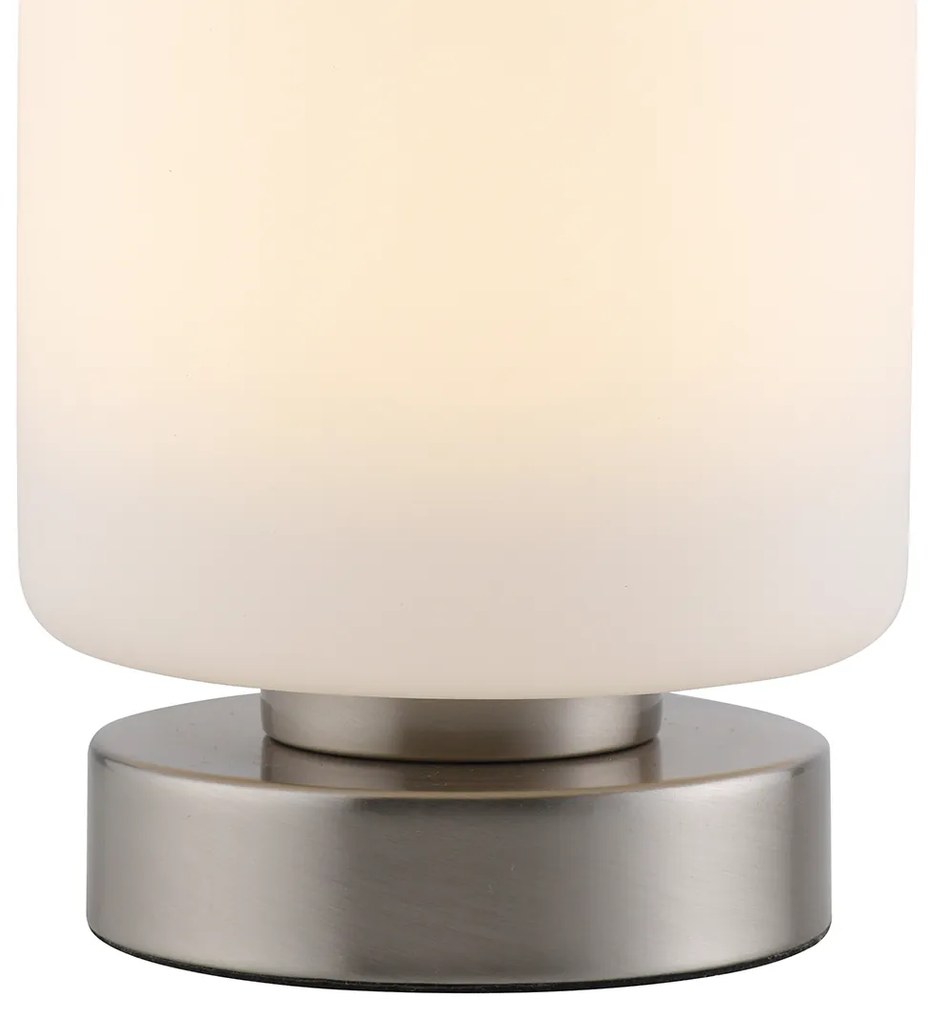 Lampă de masă din oțel cu LED cu dimmer în 3 trepte cu atingere - Mirko