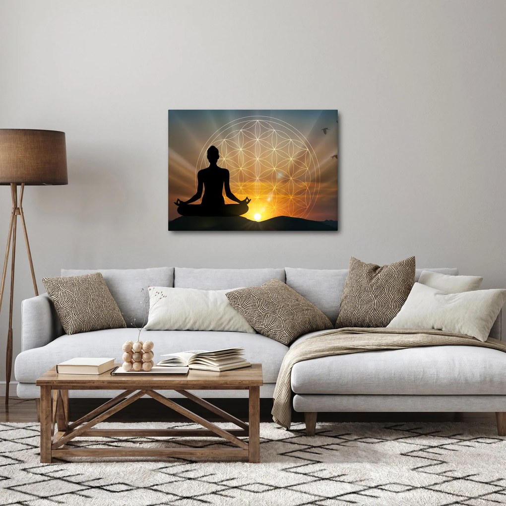 Tablou cu meditație (70x50 cm)