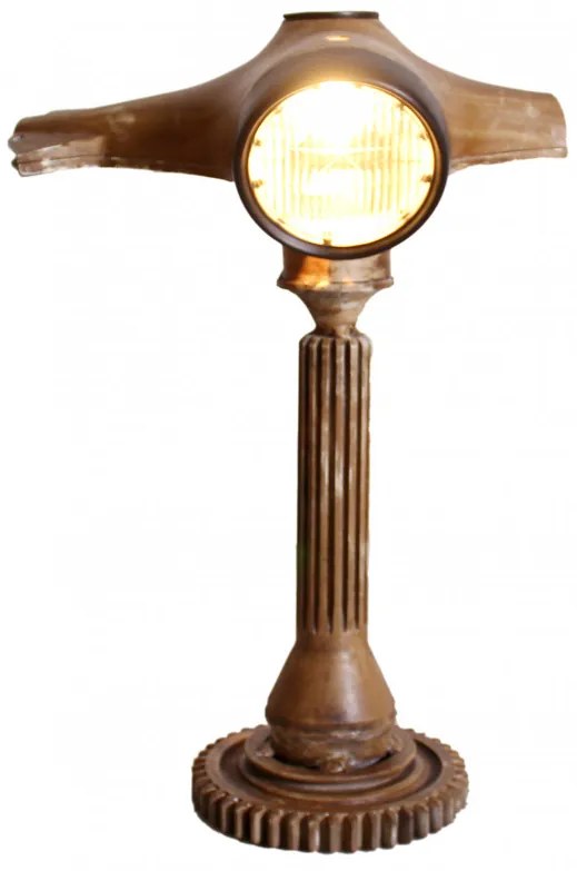 Lampa decorativa Ghidon scuter din otel THIS &amp; THAT bej, un bec