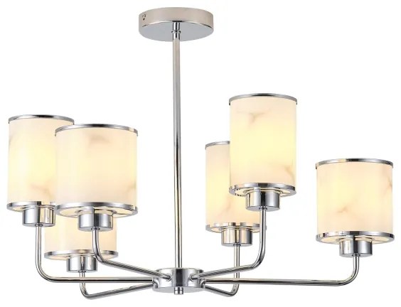 Lustră pe tijă 6xE27/60W/230V