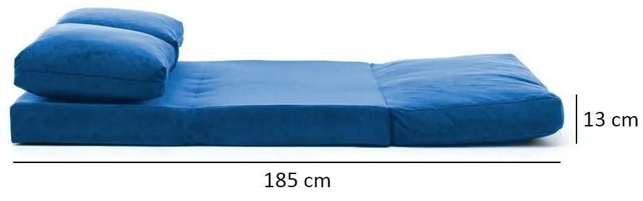 Canapea extensibilă Taida Blue