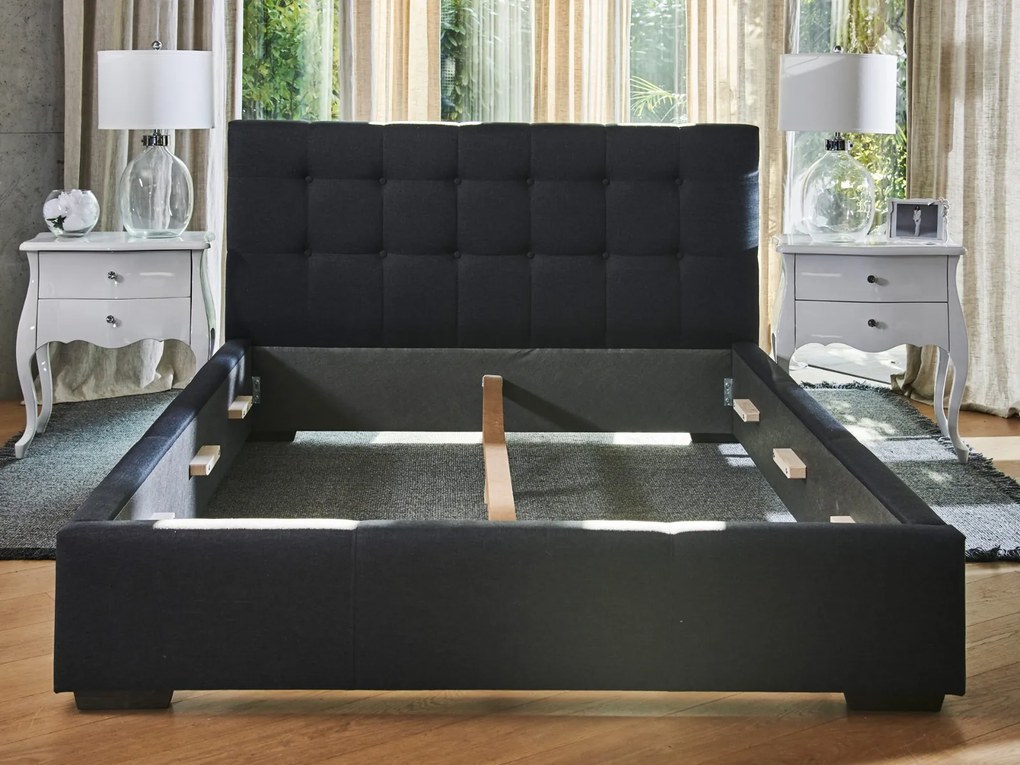 Cadru de pat - gri închis Dolce Premium 80x190 cm