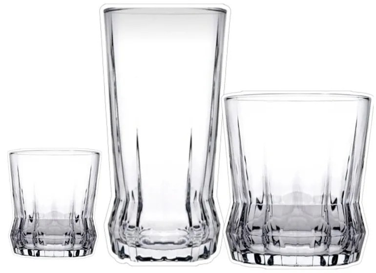 Pahare 18 buc. Gaia – Hermia