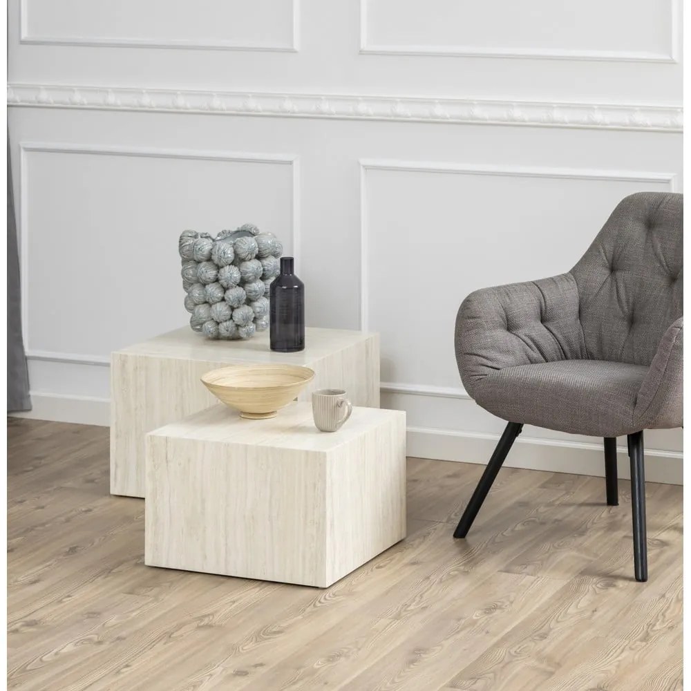 Măsuțe de cafea în set de 2 buc. 58x58 cm Dice - Actona