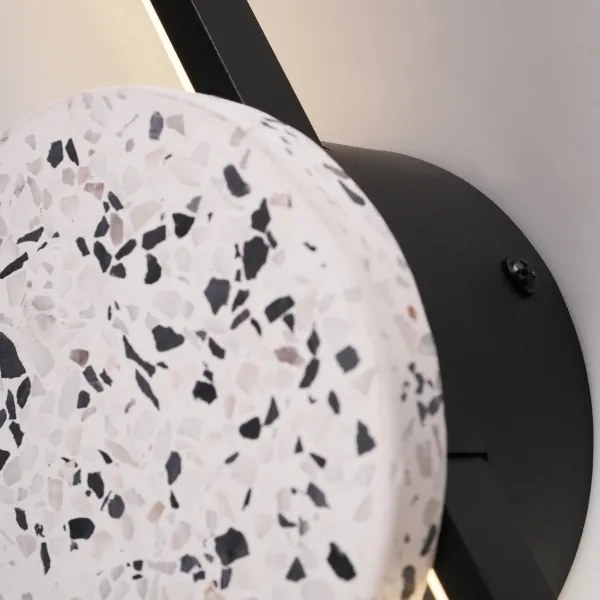 Aplica de perete FLORENTYNA LED/24W/230V 4000K negru/alb