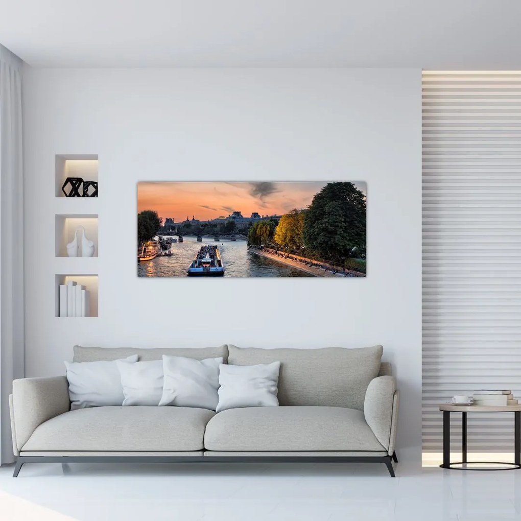 Tablou - gondole italiene (120x50 cm)