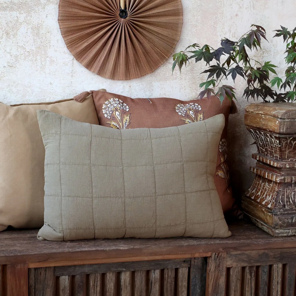 Fata de perna, Aix Vintage 60x40cm, eucalyptus