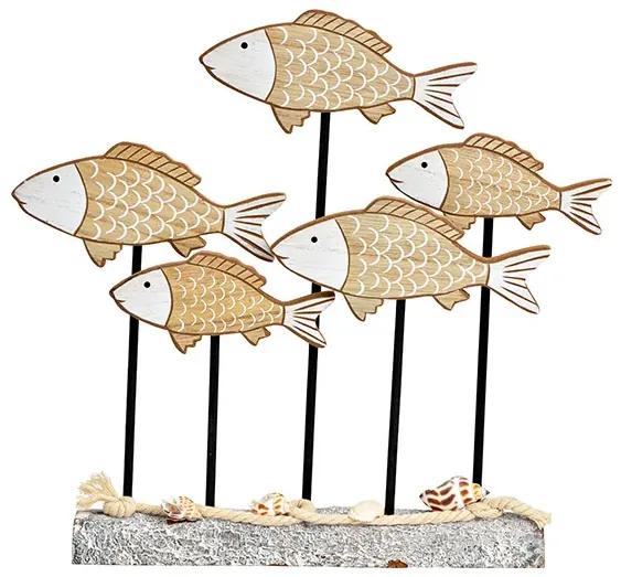 Deco Fish cu stativ 30x29x5 cm