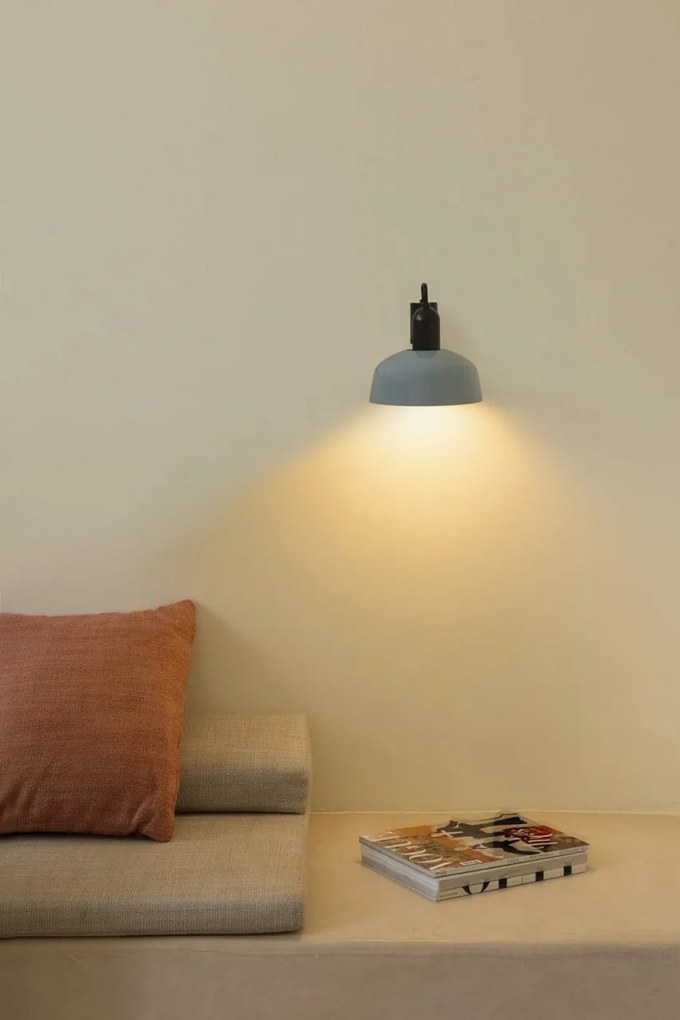 Aplica de perete metal TATAWIN negru, blue