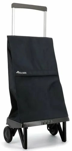 Geantă de cumpărături Rolser Plegamatic Original MF, cu role, gri închis