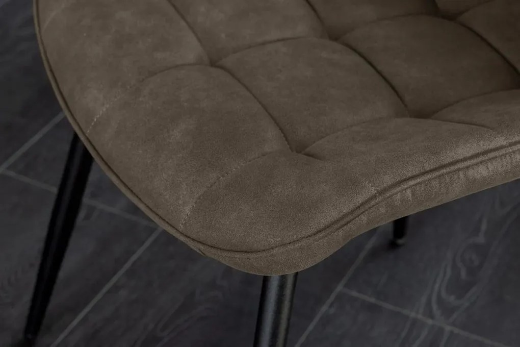 Set de 4 scaune ROADSTAR microfibra taupe