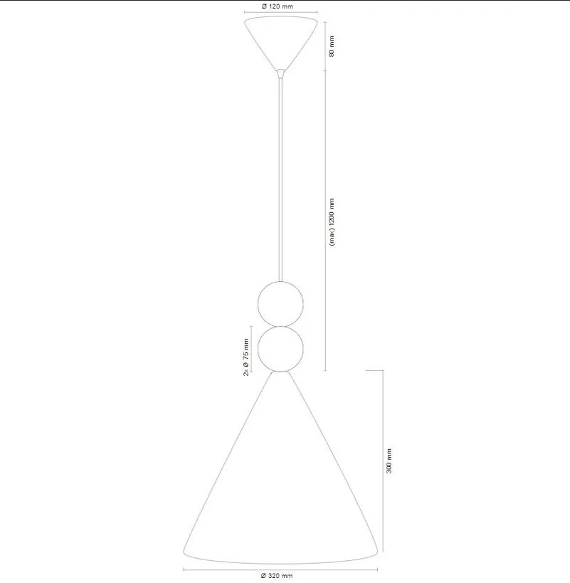 Pendul design scandinav KEGEL
