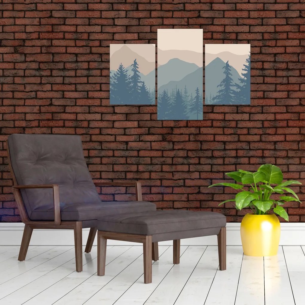 Tablou - Munții Turcoaz N⁰2 (90x60 cm)