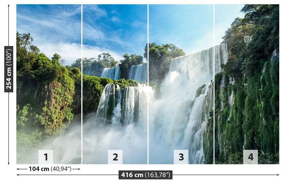 Fototapet Cascada Iguazú