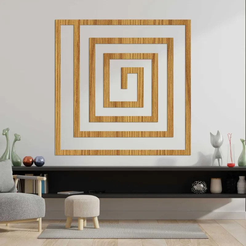 SENTOP | Decor geometric din lemn - WOORTLE
