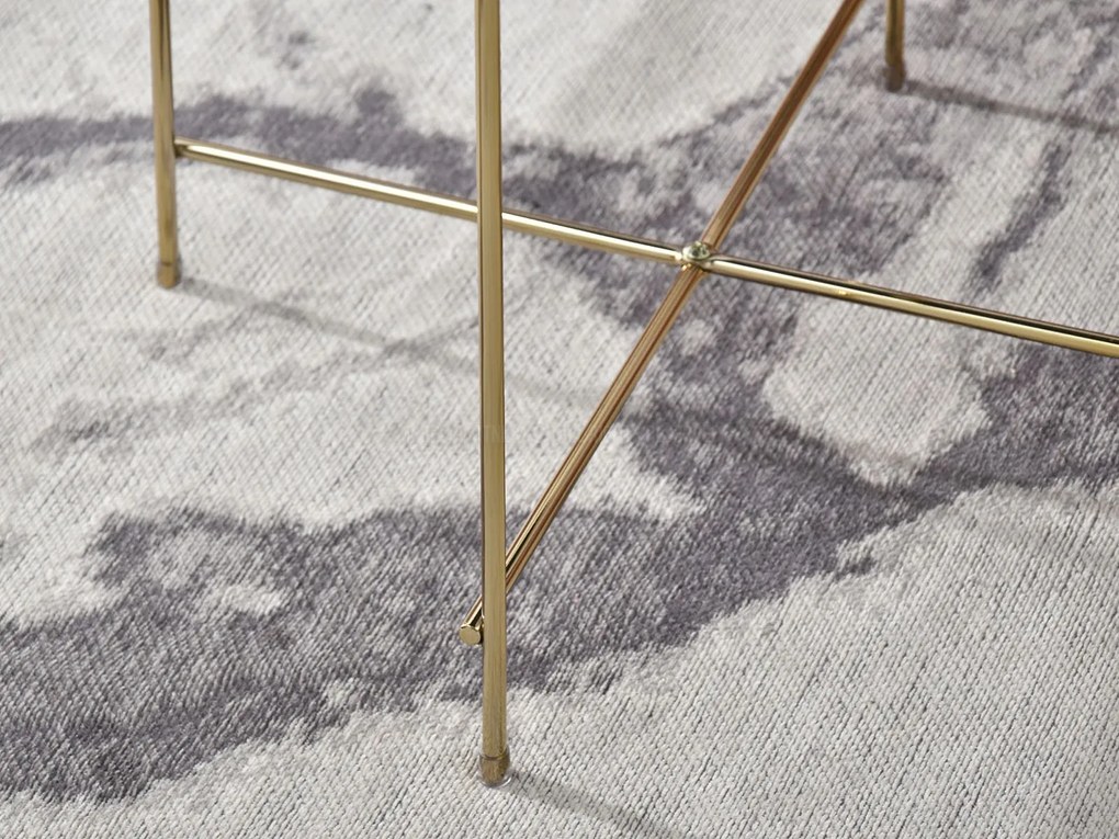 Măsuță de cafea Ibbia S (maro + auriu). 1111456