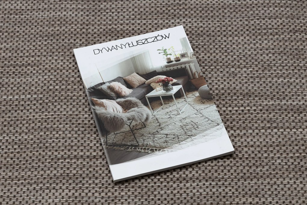 Covor SISAL SION A5165A Melanj țesute plate bej