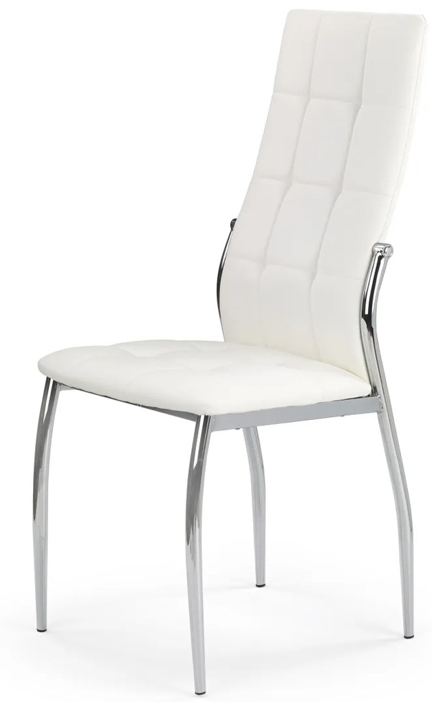 Scaun K209 piele ecologica alb