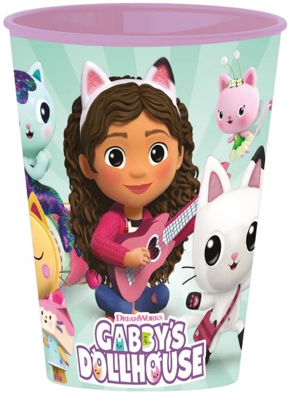 Gabby&#039;s Dollhouse Pahar Wonderland, plastic 260 ml