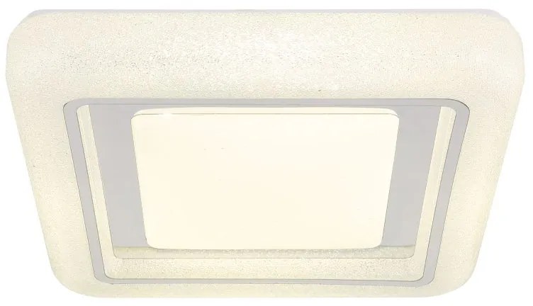 Plafoniera LED alba cu plastic sparkle MARCIA