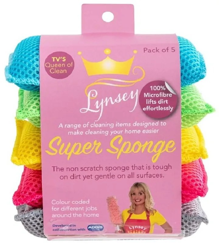 Bureți de vase 5 buc. din microfibră – Addis