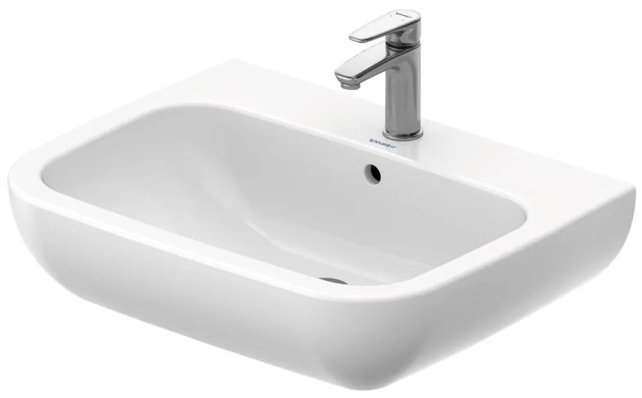 Duravit 23106500002 - Lavoar suspendat D-CODE 65x50 cm, ceramică/alb lucios