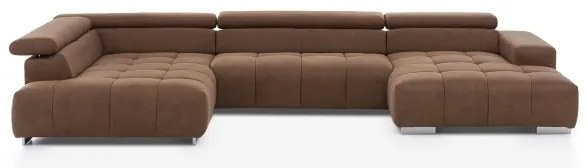 Colțar în formă de U TROPEA stânga, maro