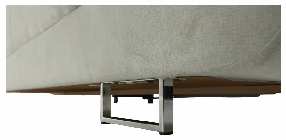 Colţar, material textil gri deschis, model stânga, BUTON P
