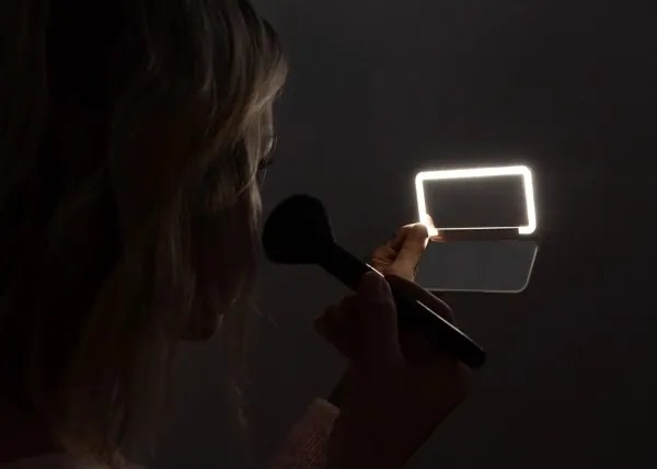 Concept KZ2010 - Oglindă cosmetică PERFECT SKIN cu LED, 1,5 W/5 V, 300 mAh, albă