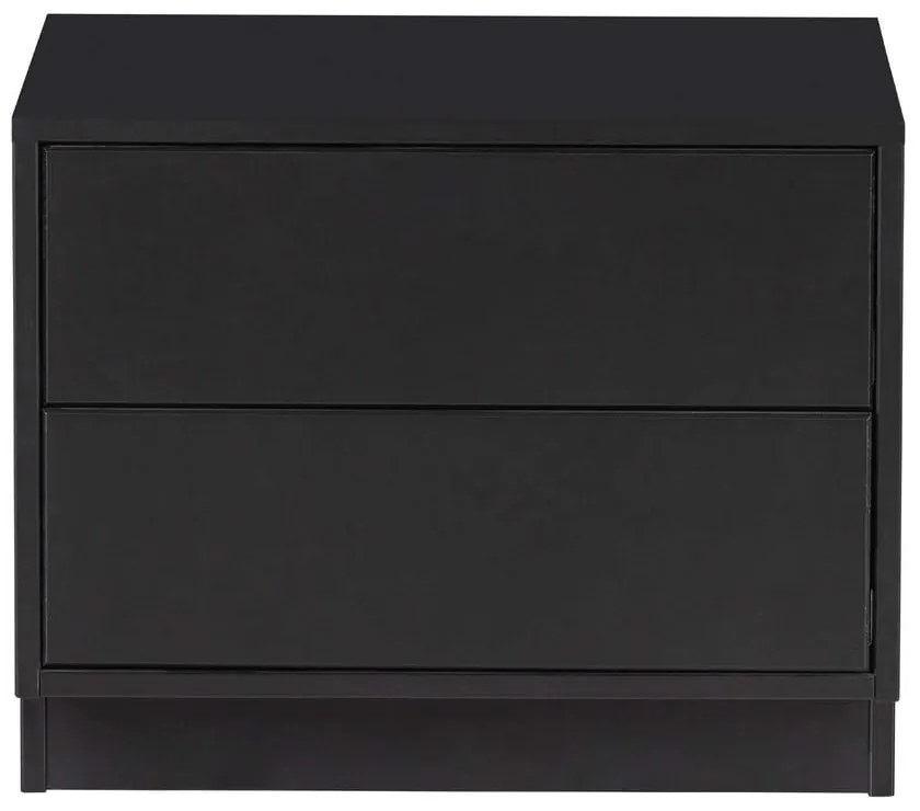 Masă TV modulară neagră din lemn masiv de pin 50x40 cm Finca – WOOOD