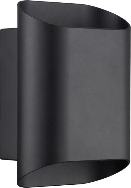 Aplica de perete iluminat exterior IP54 Nico 22 Round Maxi negru